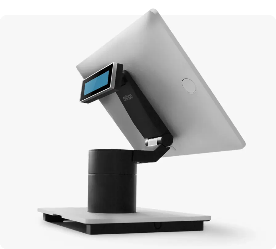 POS terminal with customer display